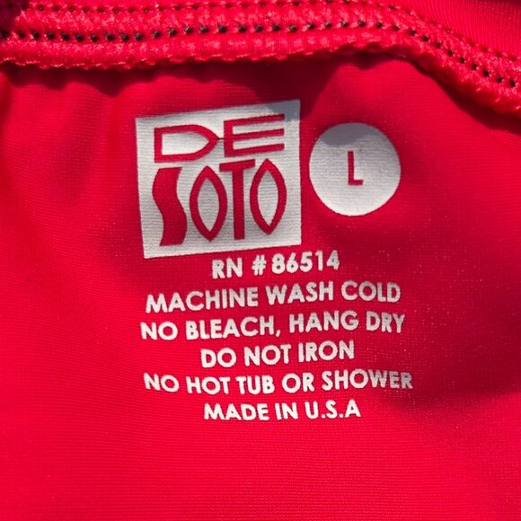 De Soto Triathlon Top and Bottom New With Tags Women Sz L Deadstock - Picture 2 of 9